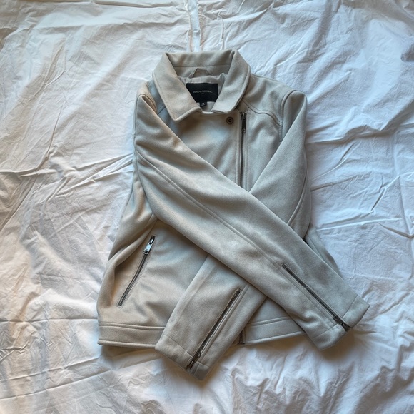 Banana Republic Faux Suede Moto Jacket (M) - Picture 5 of 6